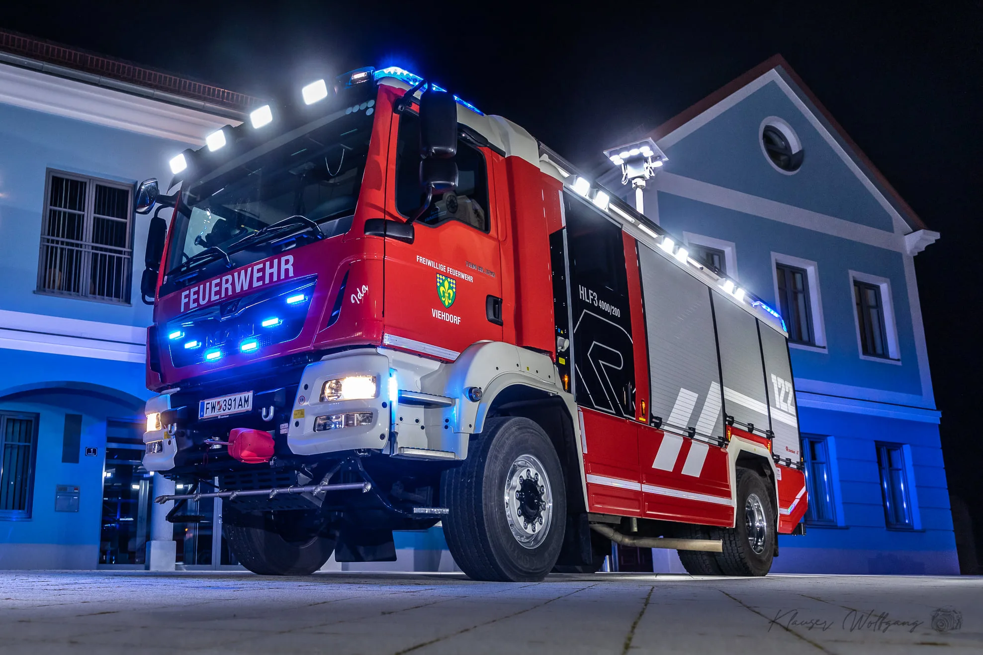 Historisches Mannschaftsbild der Freiwilligen Feuerwehr Viehdorf