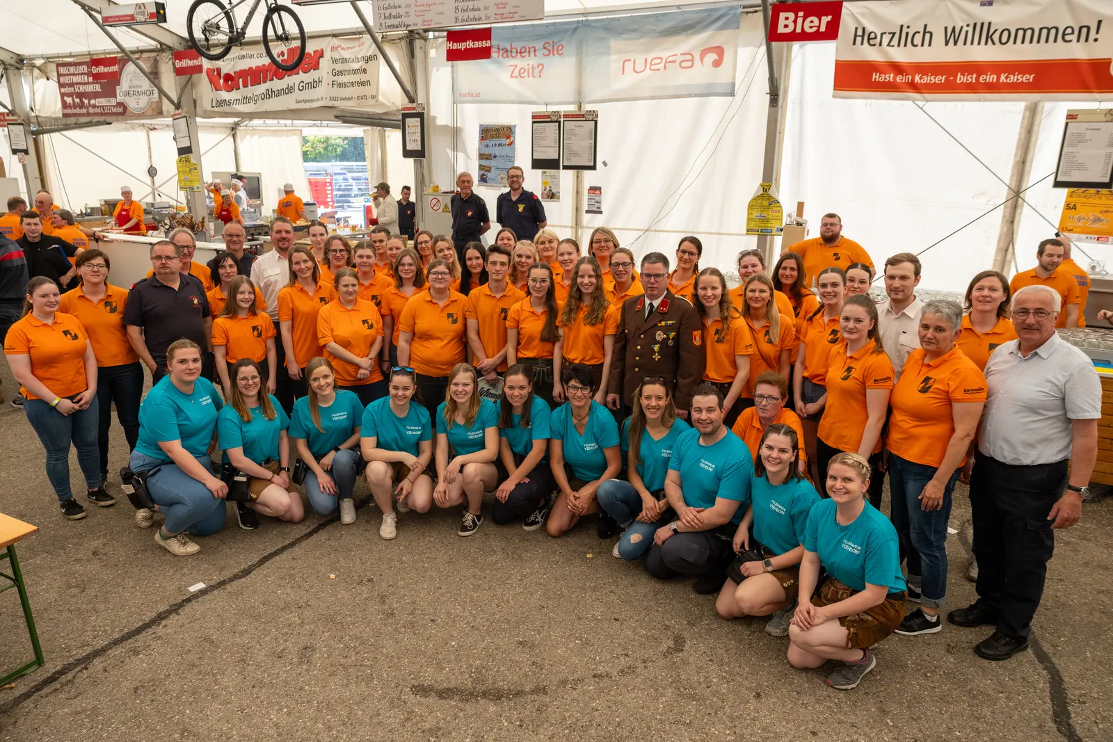 Impression vom Zeltfest der Freiwilligen Feuerwehr Viehdorf 2024